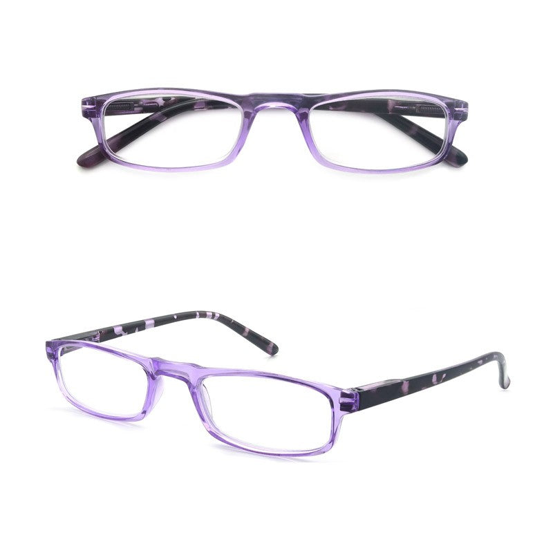 Women Men Reading Glasses Classic Small Rectangle Frame Spring Hinge Ulrta Comtable Wear Readers Eyeglass with Diopters