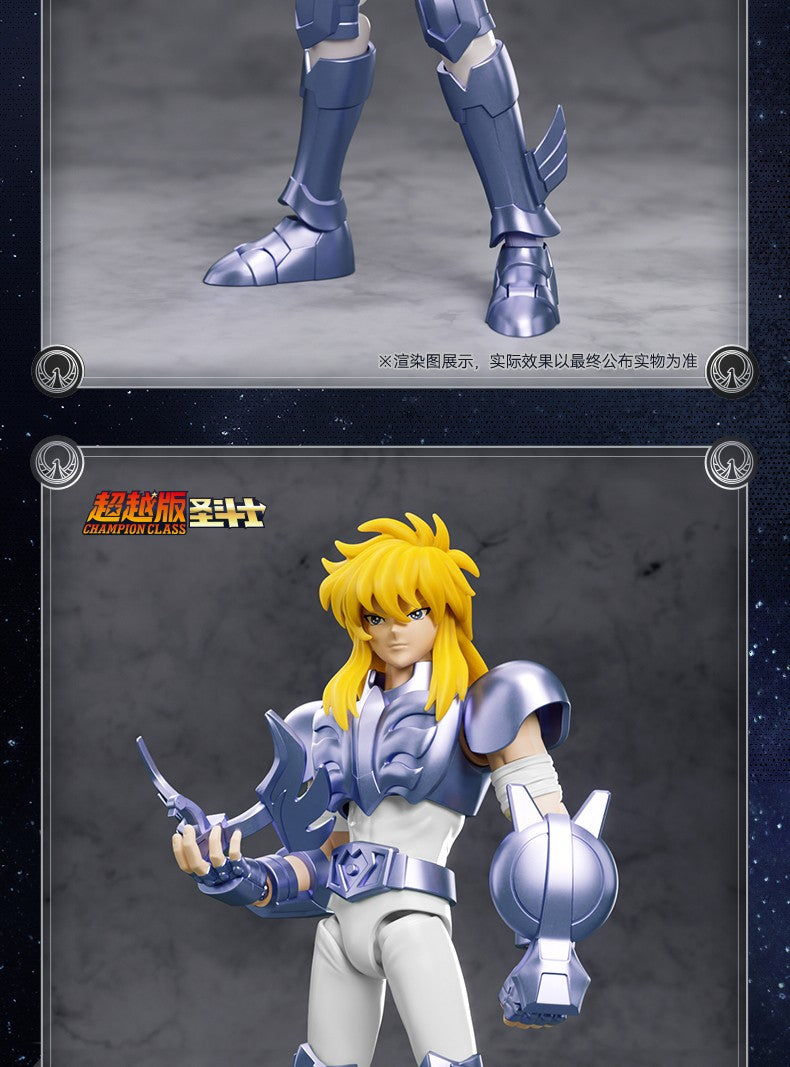 Blokees Saint Seiya Cygnus Hyoga Pegasus Seiya Knights of Zodiac Aquarius Camus Aries Mu Action Figures Anime Model Statue Toys