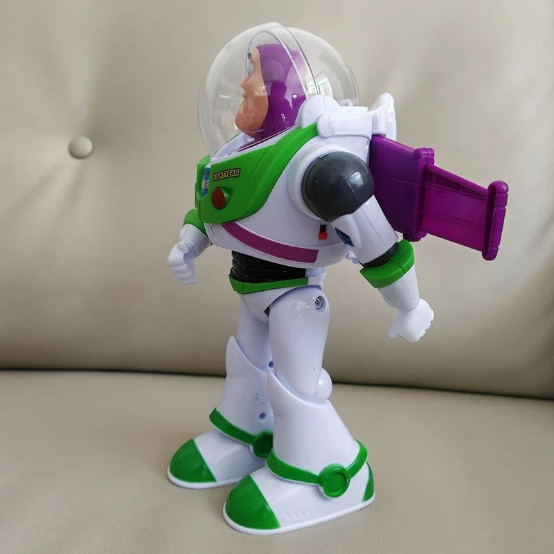 Disney Toy Story Buzz Lightyear Model Toys Piss Electric Walking Robot Doll Action Figure Toy Gift Birthday Toys Model For Kids