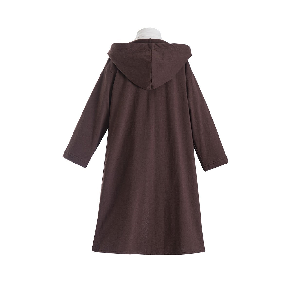 Luke Skywalker 2-Piece Set, Brown Jedi Costume Cloak Robe Boys Child Jedi Cosplay Luke Skywalker Party Outfit rey princess leia
