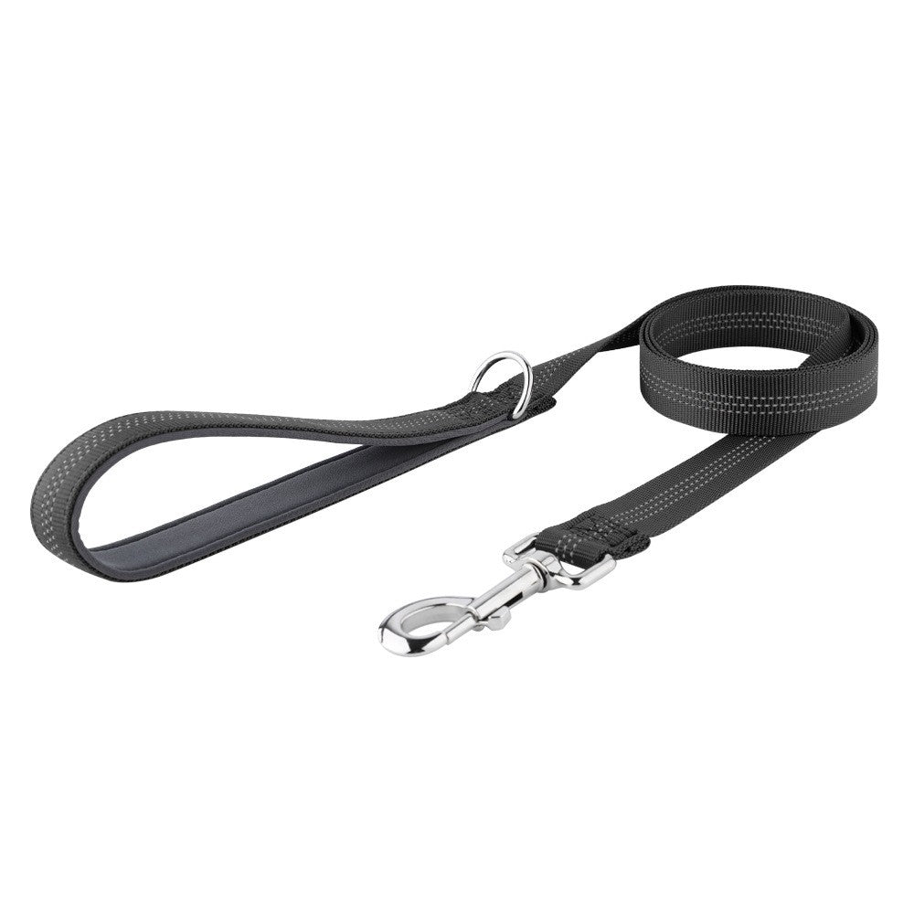 Dogs Leads Leashes Reflective Drawstring Pet Leash Explosion-proof Medium Large Dog Running Leash Wear-resistant and Durable