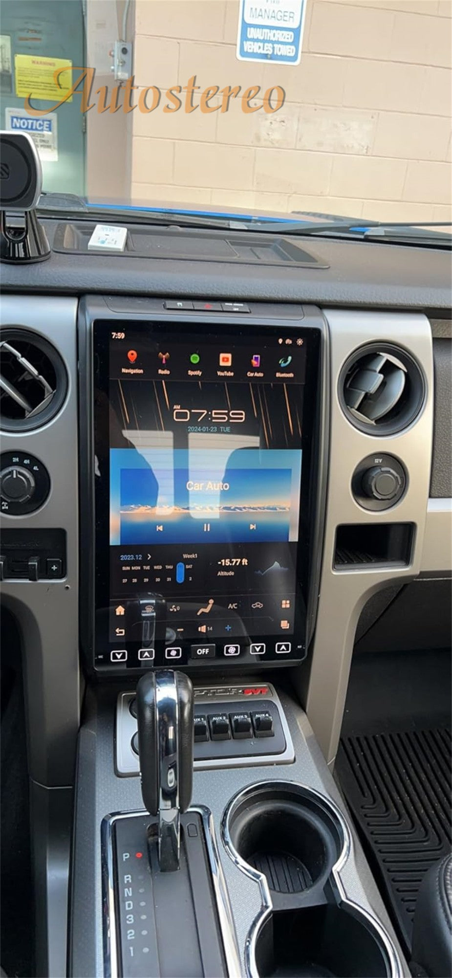 14.4 Inch Android 13 128GB For Ford F150 Raptor 2009-2014 Tesla Style Car GPS Navigation Multimedia Player Radio Tape Headunit
