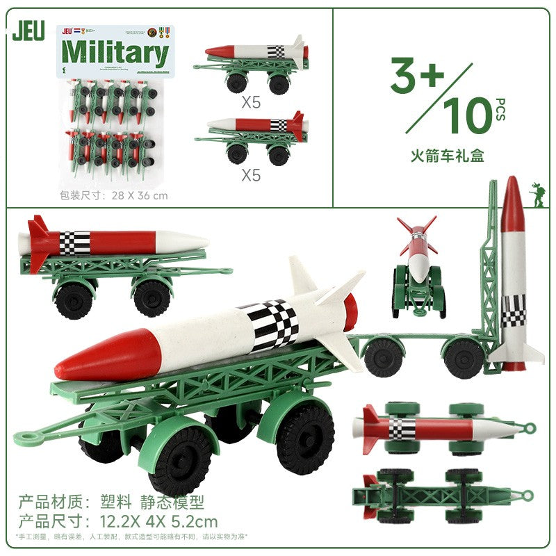 ViiKONDO Army Men Toy Military Vehicle Model Wargame Accessories Tank Radar Missile Launcher Artillery Fighter Barrack Bridge