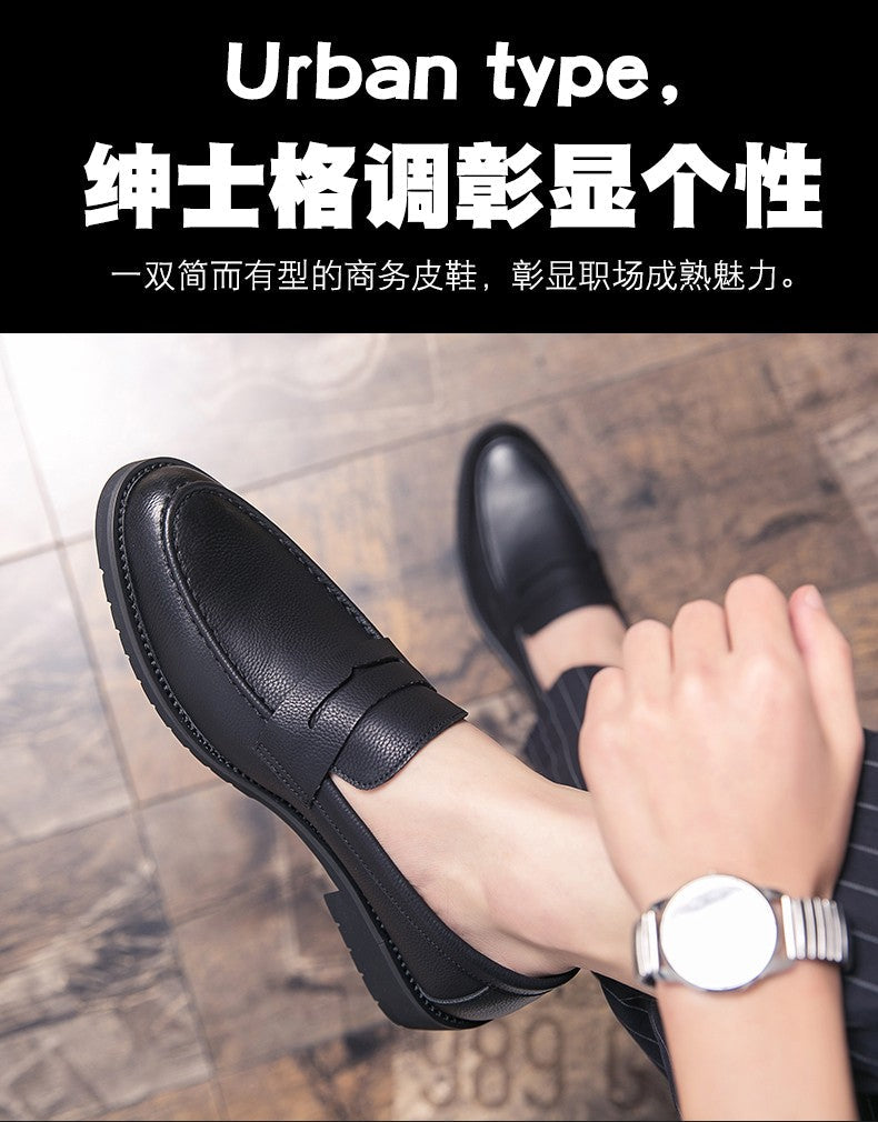 High Quality Casual Business Shoes Men Leather Loafers Classic Men's Dress Shoes Formal Office Leather Brogues Shoes Male