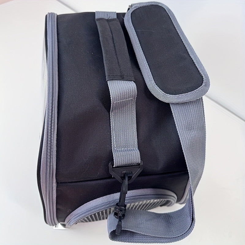 Portable Foldable Bird Cage Equipped with plastic chassis Handheld small pet bag Suitable for Parrot Hamster Hedgehog Chipmunk
