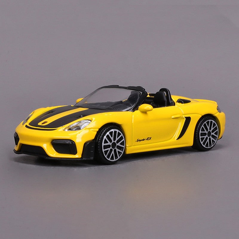 New In Stock Bburago 1:43 Porsche 718 Spyder Rs Alloy Miniature Diecast Model Lamborghini Revuelto Toyota Car Model Toy Kid Gift