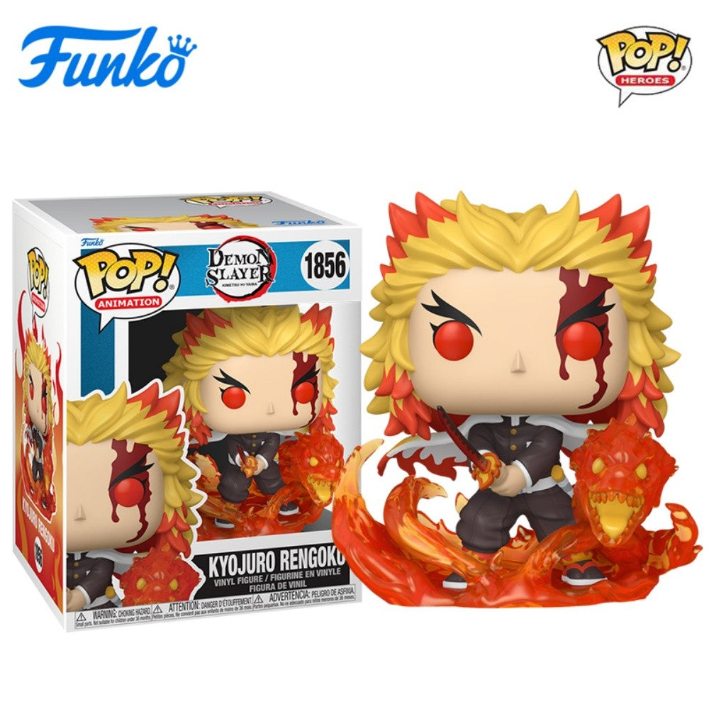 Funko Pop Demon Slayer Series Action Figure Muichiro Tokito Nine Pillars Flame God Anime Statue Dolls Collectible Toys Kids Gift