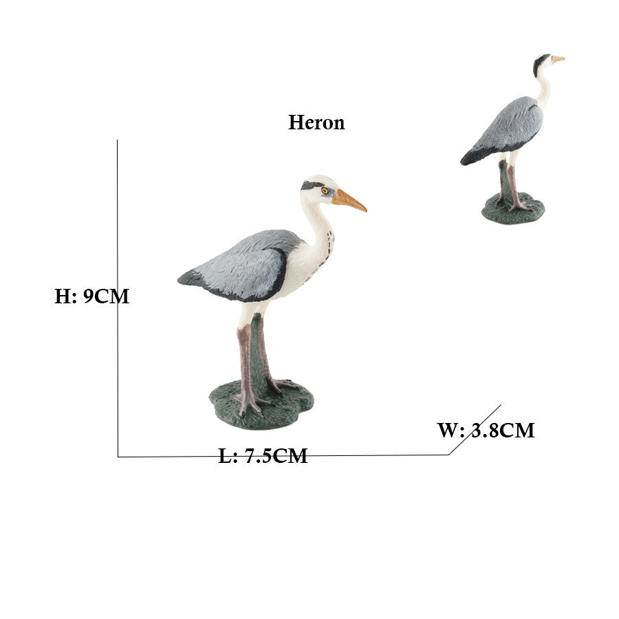 Owl Flamingo Turkey Toucan Seahawk Model Animal Figurines Plastic Bird Toy Action Figure Jungle Adventures Kids Gifts Forest zoo