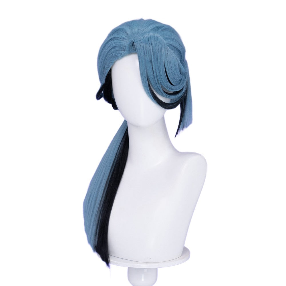 ?Ready for Ship?Idia Malleus Leona Vil Crowley Wig Game Cosplay DokiDoki Men 120cm Long Hair Fiber Idia Halloween Free Wig Cap