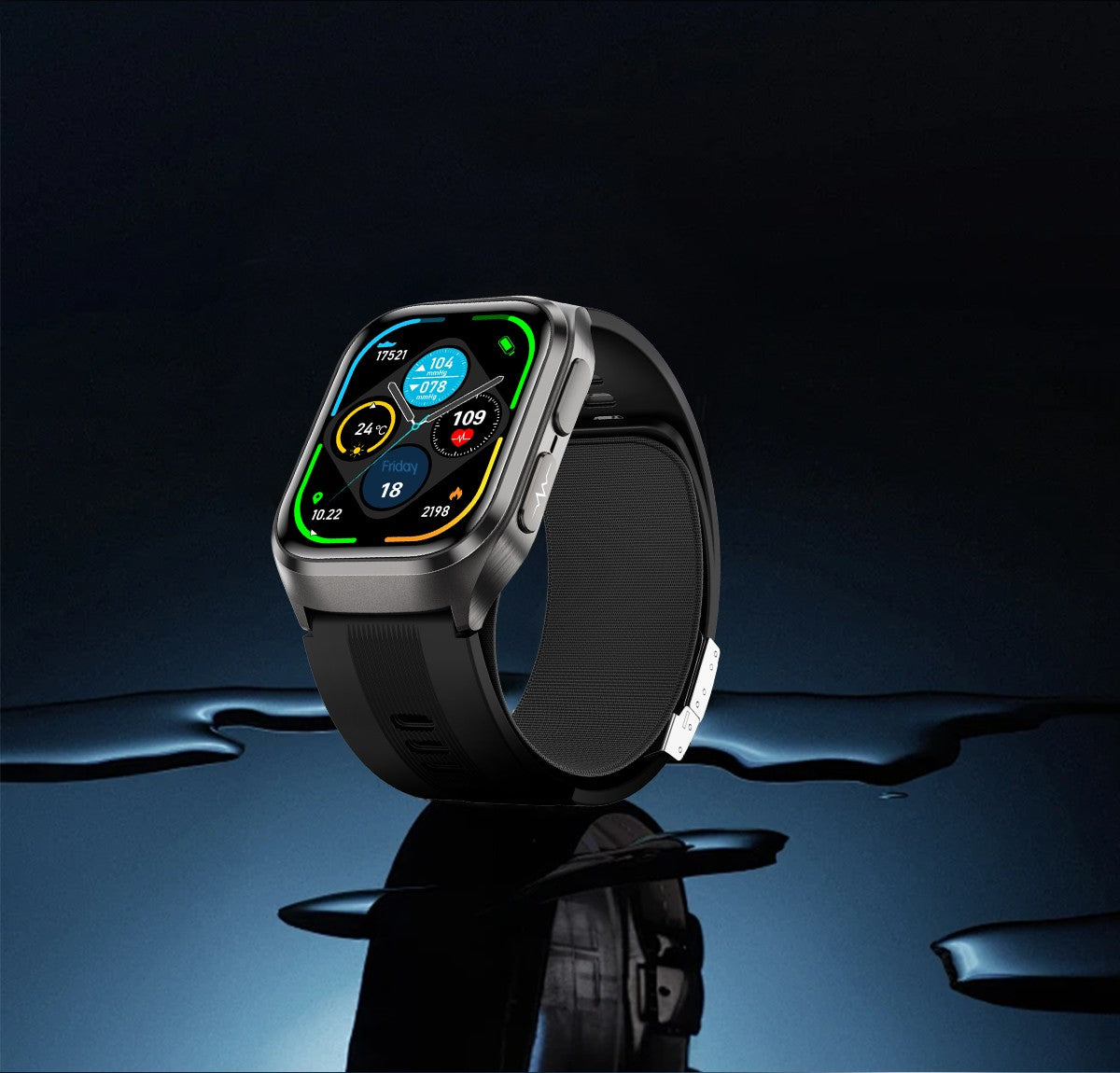 2025 New Nursing Grade Air Bag Smart Watch Men Blood Fat ECG+PPG Blood Pressure Broadcast NFC HD BT Call Health SmartWatch Woman