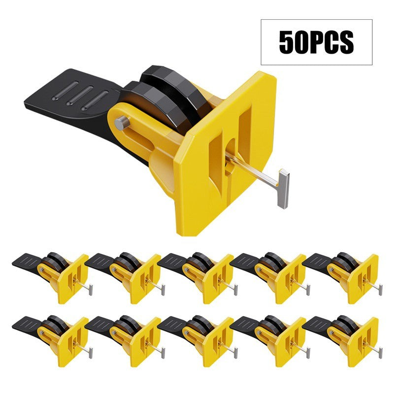 50pcs Construction Tile Tools tile leveler adjuster Tiles Leveling System Plastic Adjuster Wall Floor Positioning tool Locator