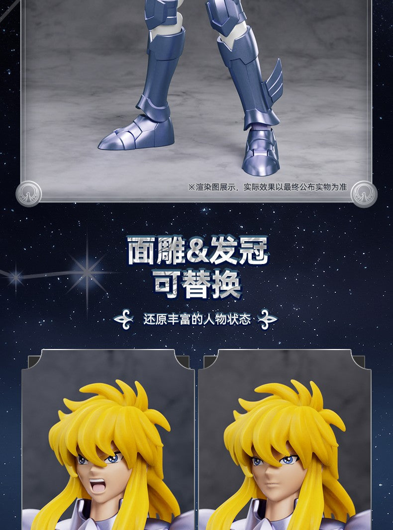 Blokees Saint Seiya Cygnus Hyoga Pegasus Seiya Knights of Zodiac Aquarius Camus Aries Mu Action Figures Anime Model Statue Toys
