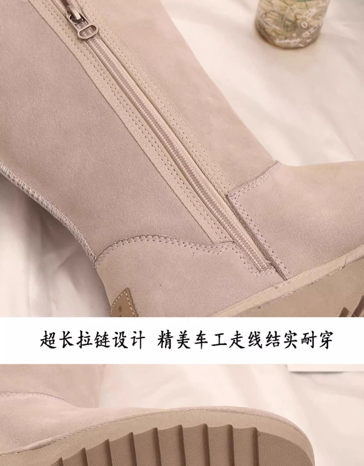 Women Classic Ladies Girls Winter Snow Boots 2024 Waterproof Warm Genuine Leather Fur Australia Plus Velvet Knee High Winter