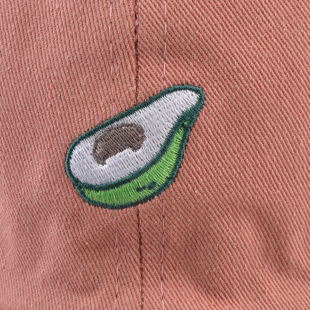 Fashion Baseball Cap With Avocado Embroidery Unisex Baseball Hats For Men Women Four Seasons Snapback Golf Dad Hats Cotton Bones