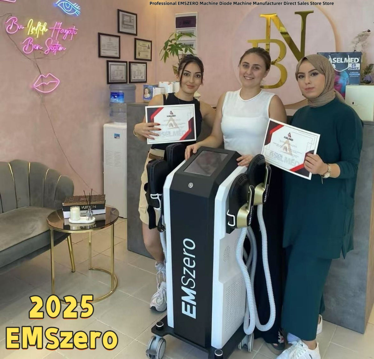 EMSZERO Machines RF HI-EMT 6500W Professional Sculpt 5 Handle Pelvic Girdle EMS Electromagnetic Stimulation Slimming