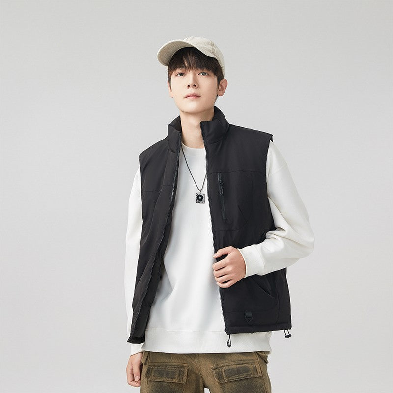 Couple Outdoor Fishing Casual Windproof Breathable Warm Vest Soft and Comfortable Winter Cold Proof Breathable Cotton Clothing