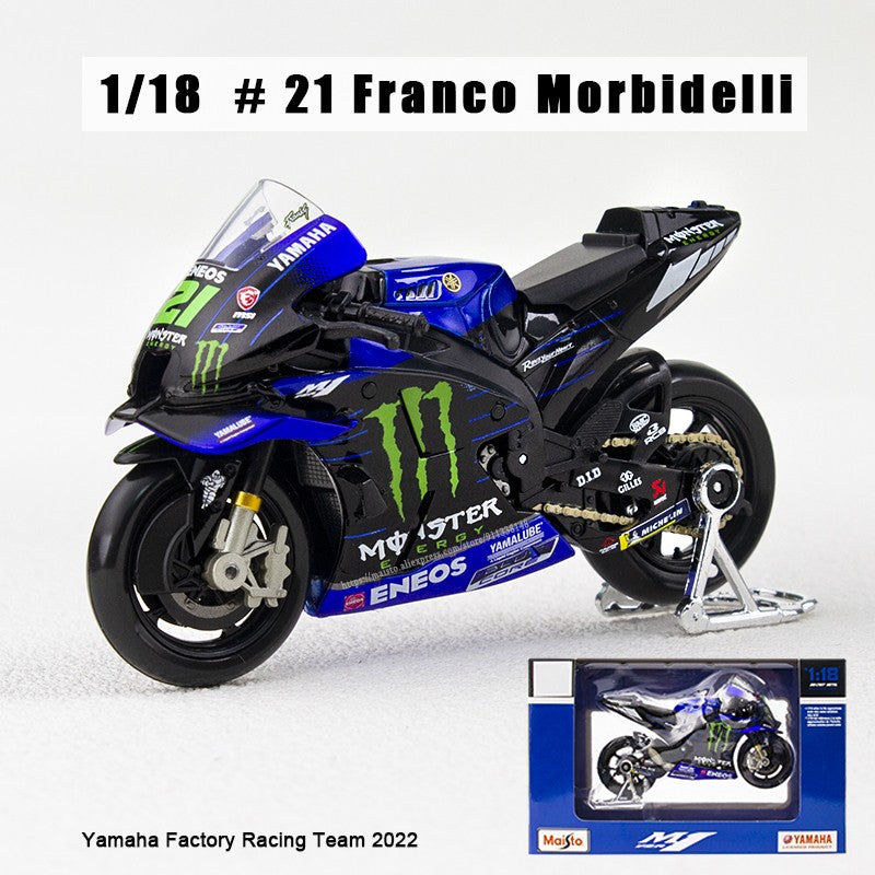Maisto 1:18 NEW 2023 Ducati Lenovo Team #1 Bagnaia Champion Moto GP Racing casting alloy motorcycle Model collection gift toy