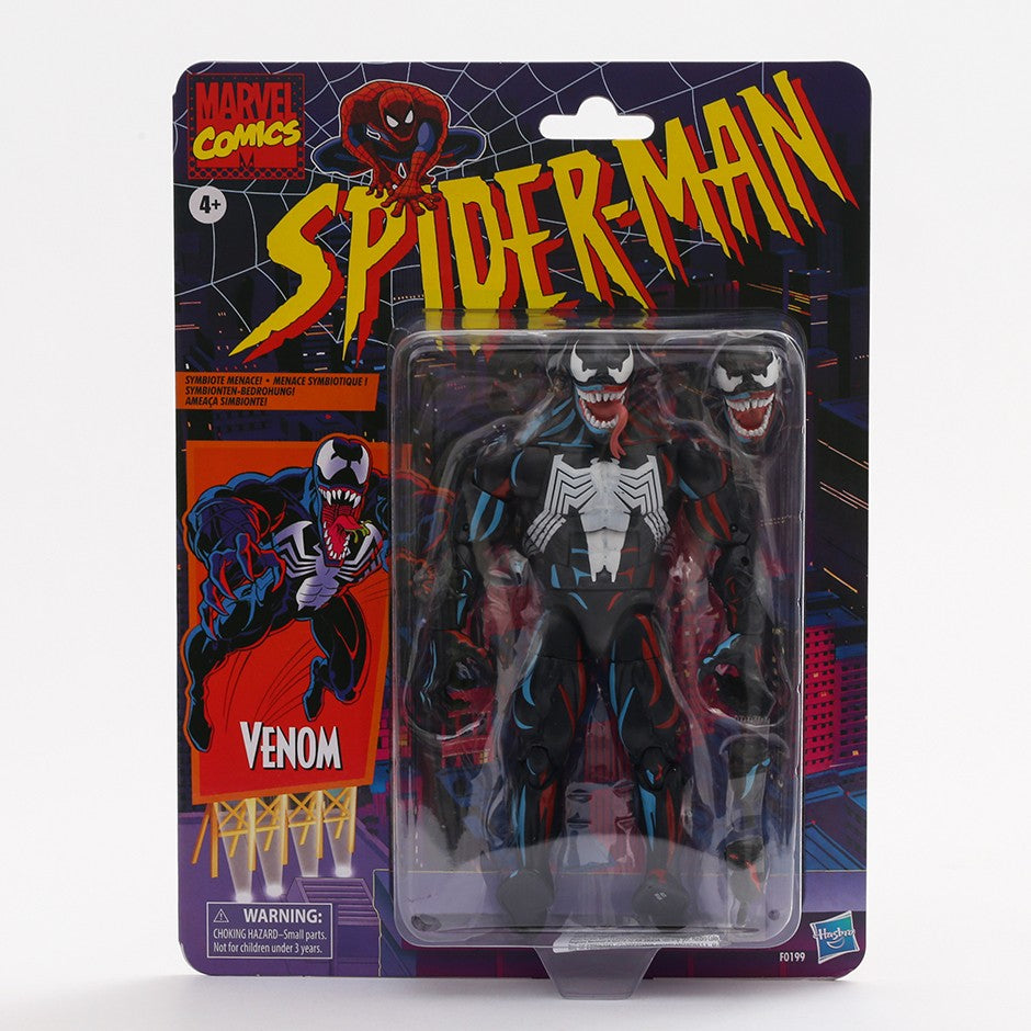 Marvel Legends Retro Cardback Spider-Man Cel-Shading Comics PVC Action Figure Collectible Model Toy Gift
