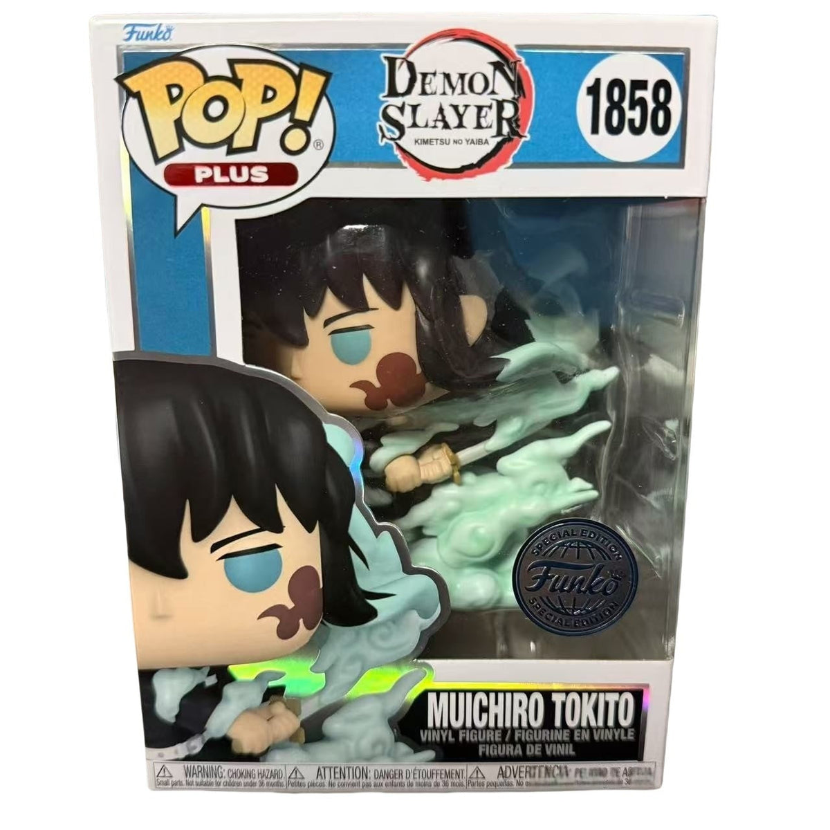 Funko Pop Demon Slayer Series Action Figure Muichiro Tokito Nine Pillars Flame God Anime Statue Dolls Collectible Toys Kids Gift