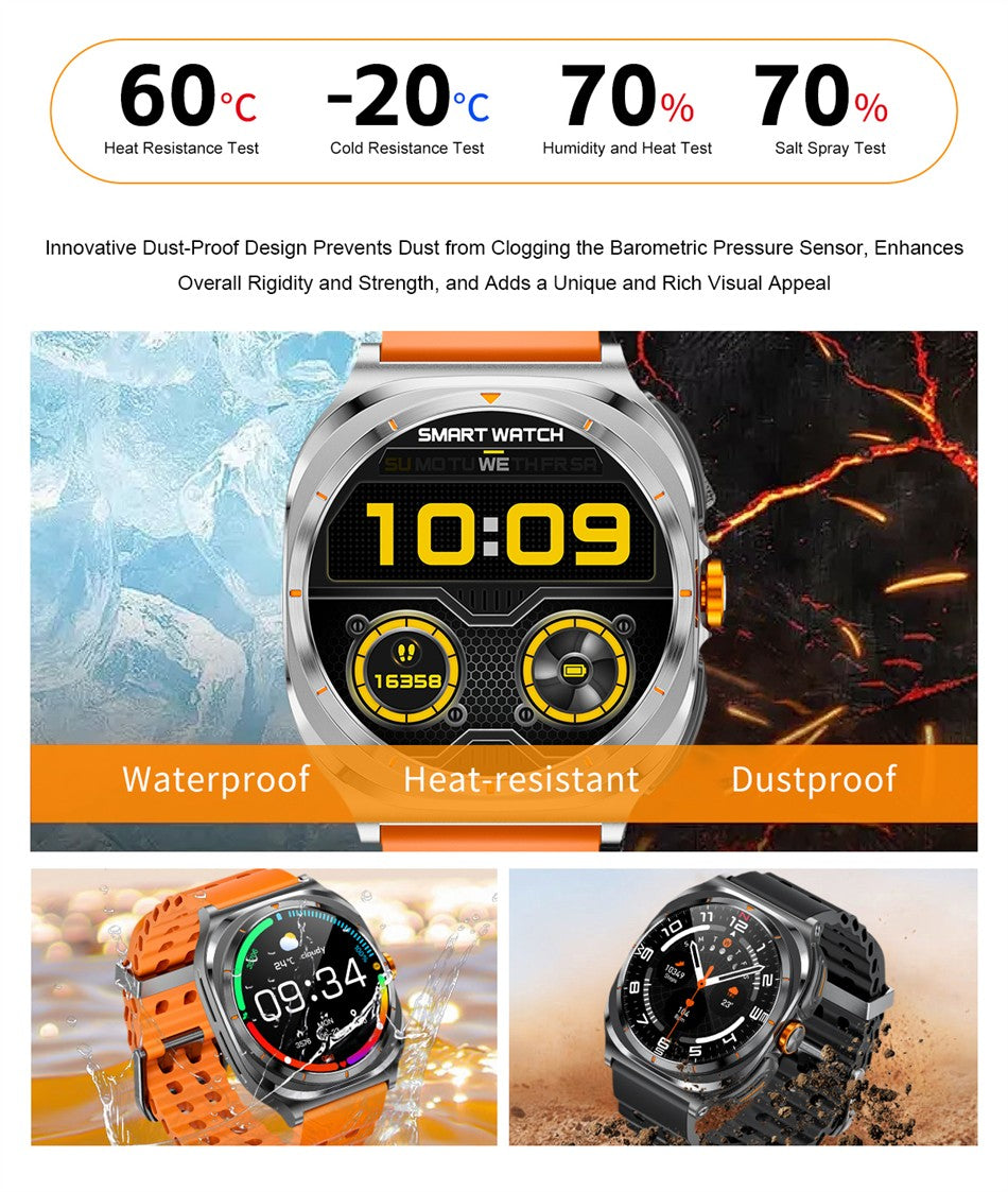Bluetooth Call IP68 Waterproof 2025 New Upgraded 2-in-1 TWS Bluetooth Earphones Smart Watch For Men and Women Sports Smartwatch