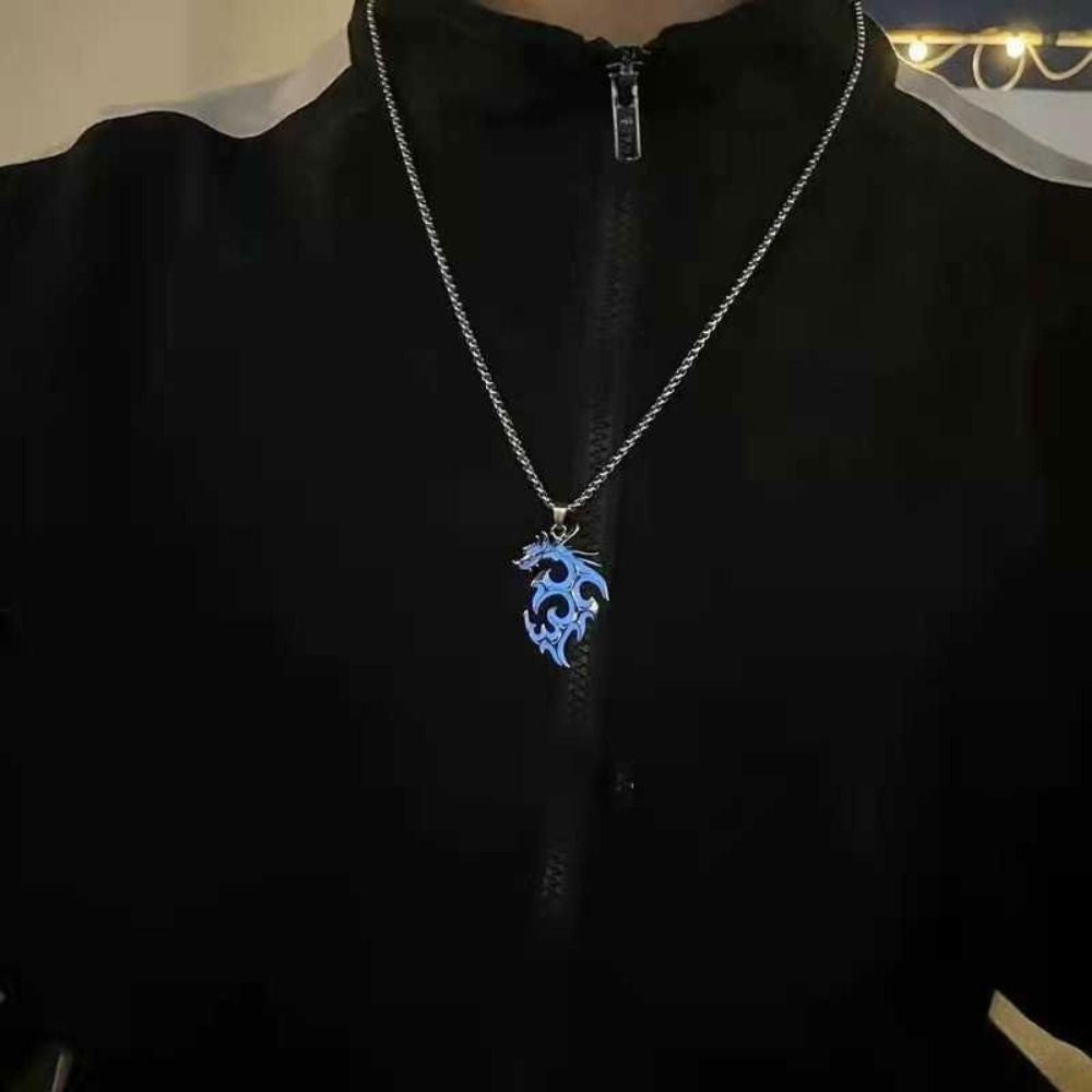 Womens Teen Girls Luminous Moon Necklace Moon Pendants Chain Choker Glow in The Dark Necklace Jewellery Gifts ????????