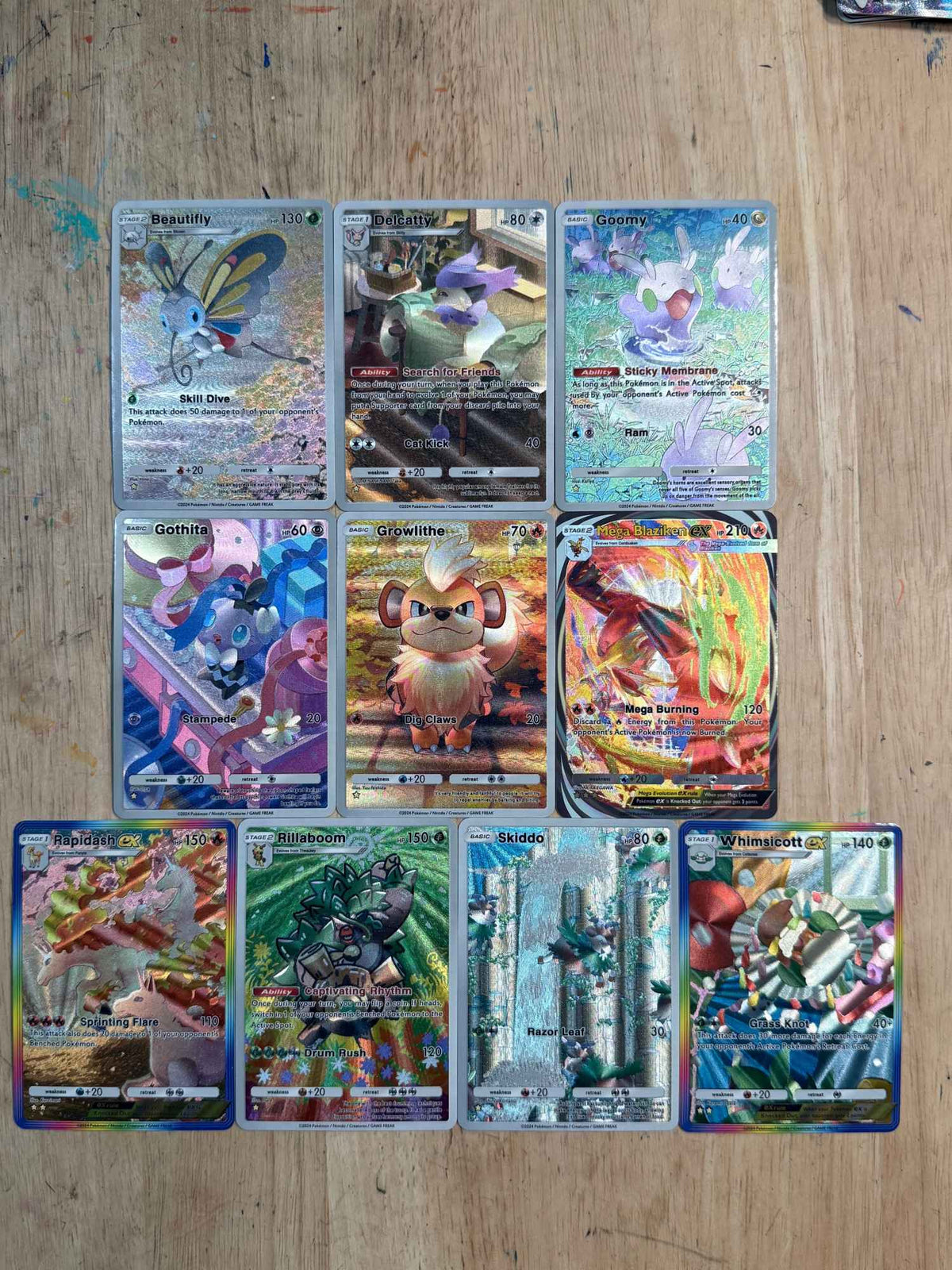 Diy Pokemon ptcg Pocket Self Control Collect Signature Trading Flash Card Anime Cartoon Christmas Diy Gift
