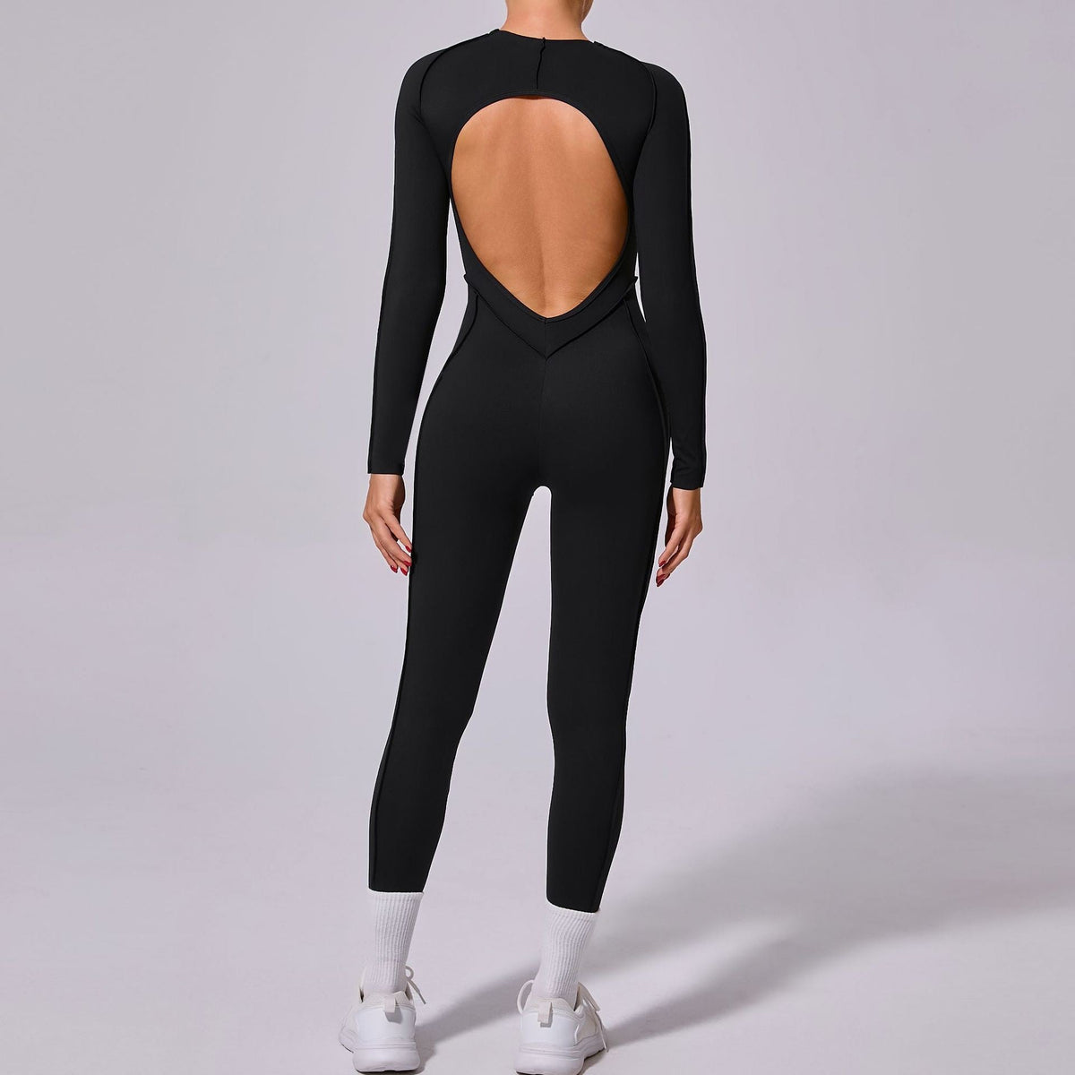 One-piece Yoga Jumpsuit Women Long Sleeved Set Quick Drying Yoga suit Gym Training Suit Sportswear Bodysuits Women Fitness Set