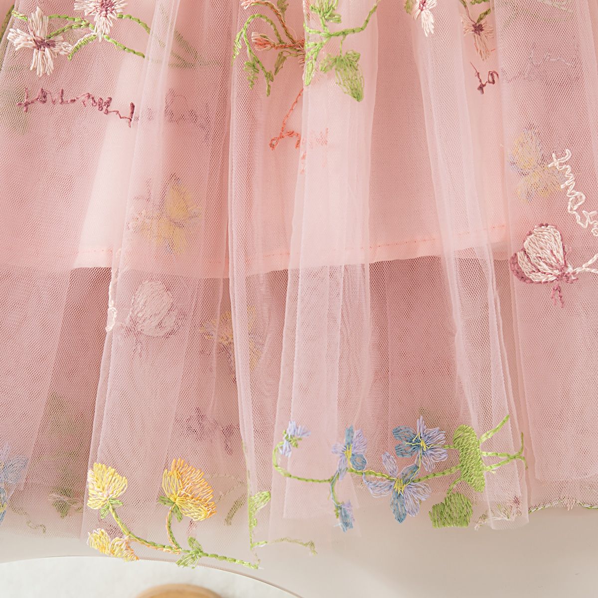 Summer New Sweet Butterfly Wing Baby Girl Princess Dress, Floral Chiffon Wedding Party Children'S Sleeveless Clothes (0-4 Years?