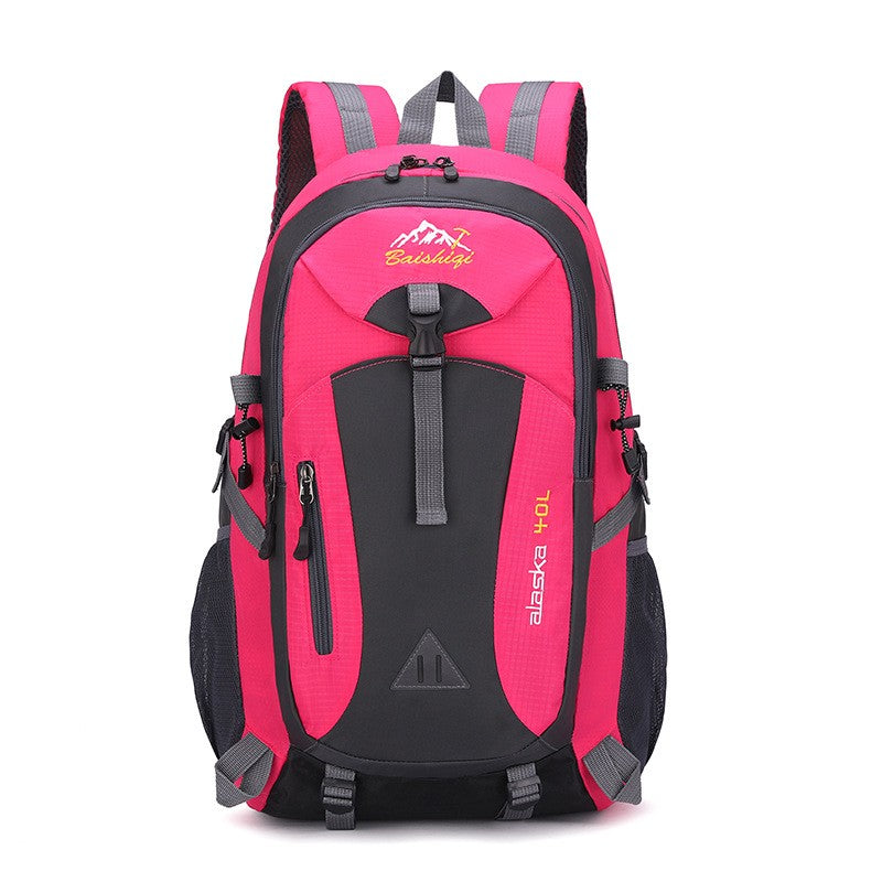 2025 Unisex sport travel backpack large-capacity nylon lightweight outdoor hiking backpack for men and women student schoolbag