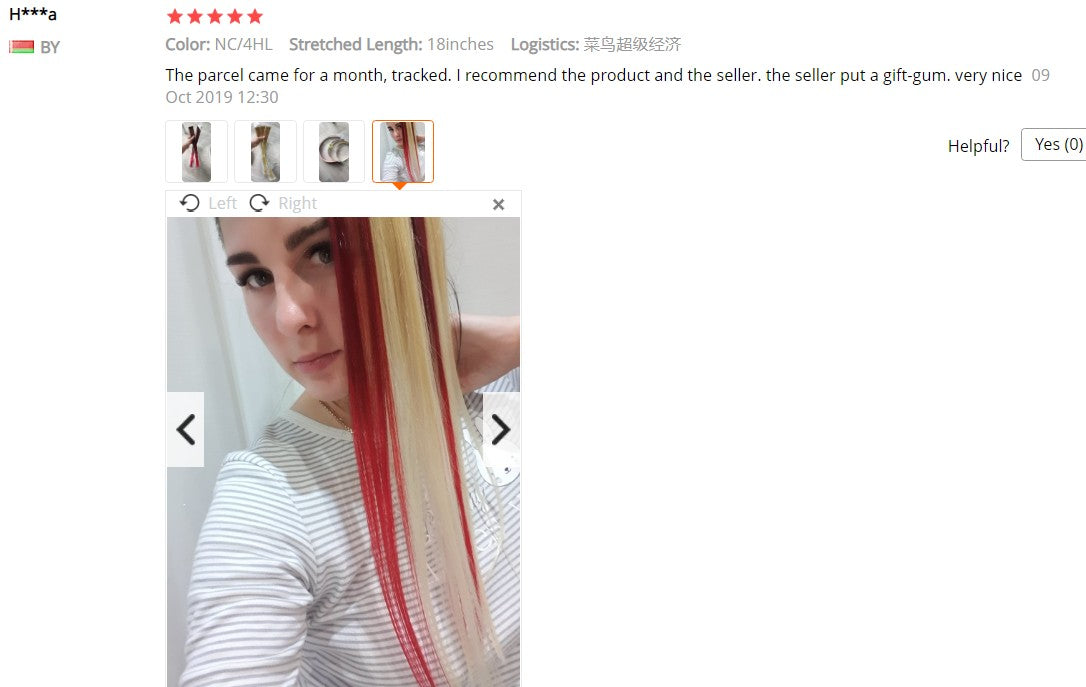 All Long Straight Color Hair Piece Hair Extensions Clip In Highlight Rainbow Hair Streak Pink Synthetic Hair Strands on Clips