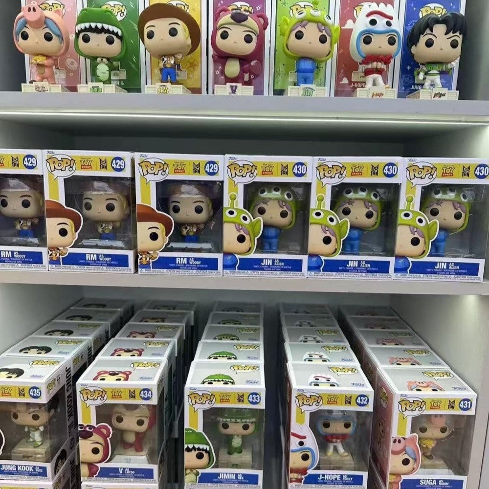 Bangtan Boys Series Action Figure Funko Pop Toy Story Co-Branded Jung Kook Limited Edition Figures Fans Collect Original Gifts