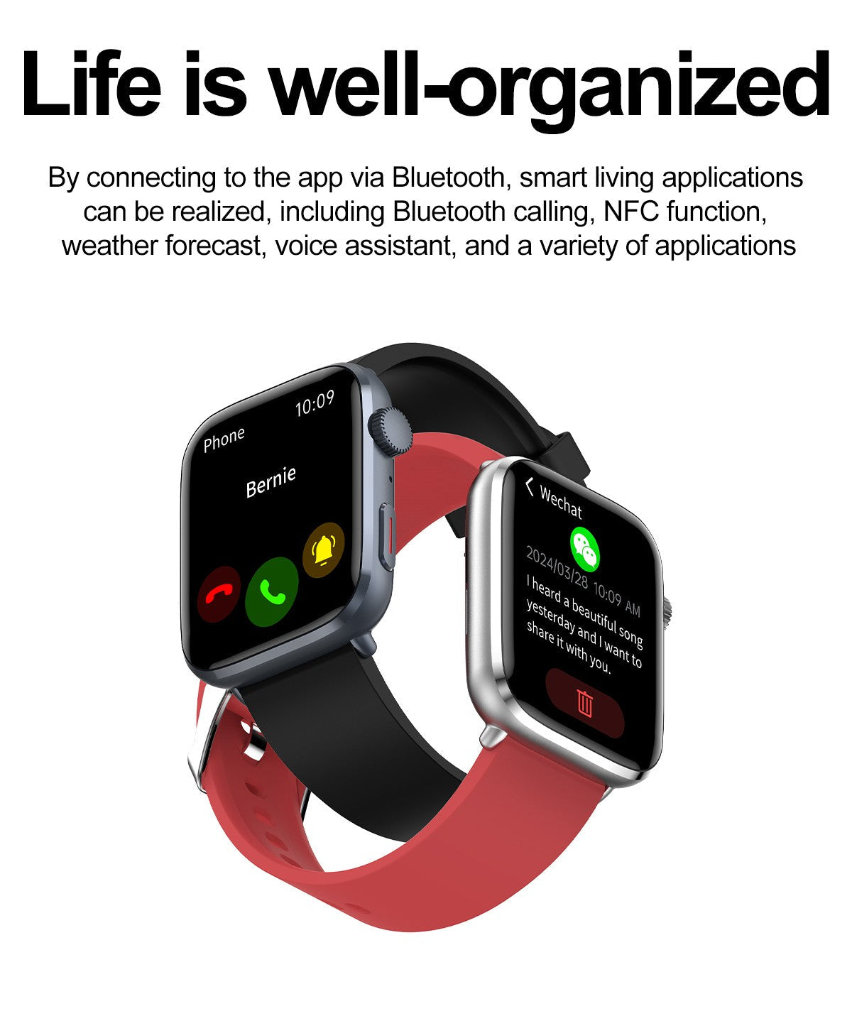 2025 New For Xiaomi Redmi Watch 5 Bluetooth Call GPS Tracking NFC Heart rate IP68 Waterproof Sport Fitness Smart bracelet Unisex