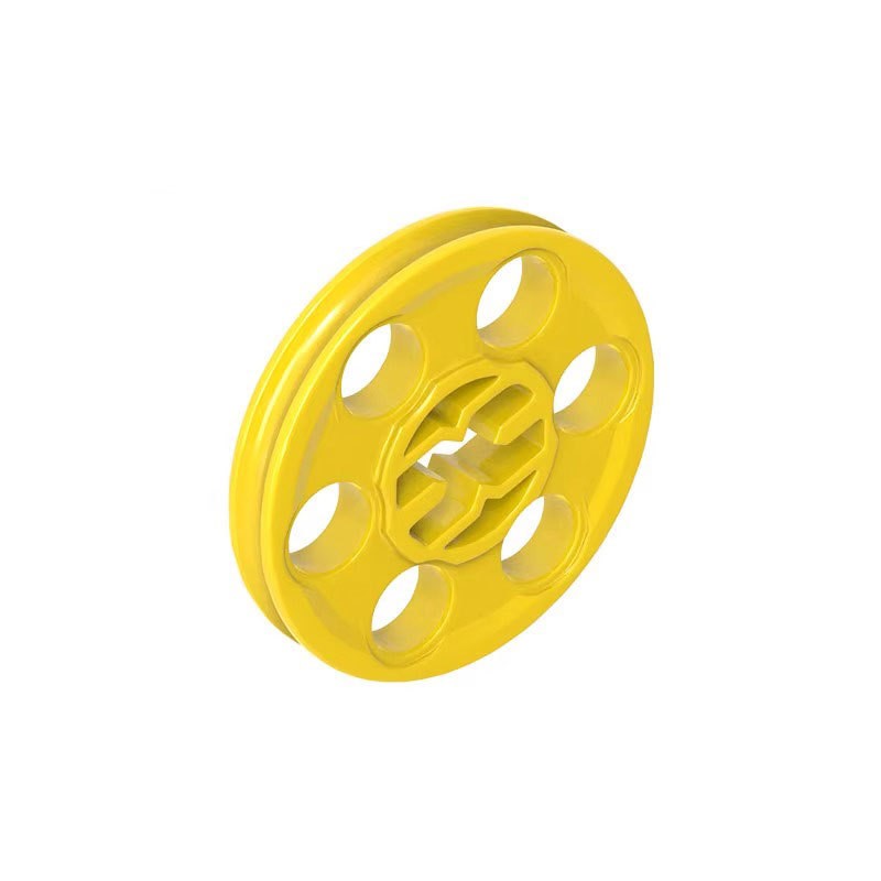 50pcs 4185 Wedge Belt Wheel Pulley Bricks Toys For Technical MOC Buildings Blocks Compatible High-Tech Gift