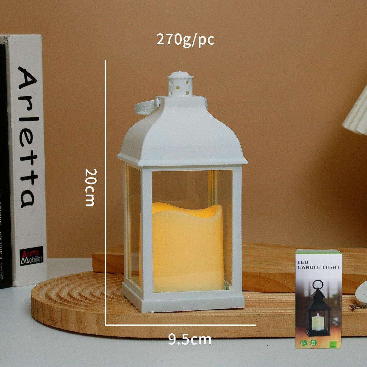 Portable LED Candle Lamps Camping Horse Tent Lanterns Outdoor Garden Desk Holiday Atmosphere Retro Night Light Decorative Lamps