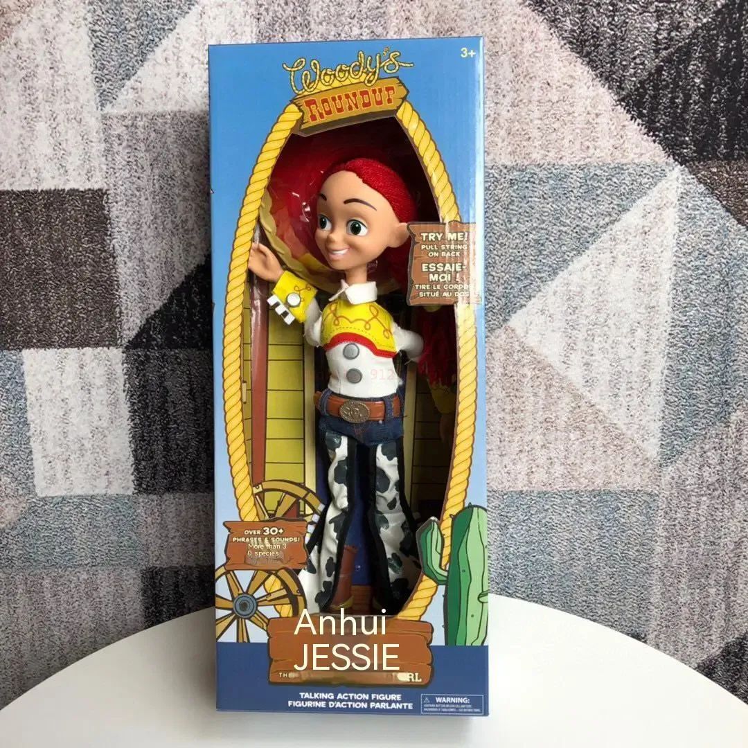 Anime Disney Toy Story 4 Talking Woody Buzz Jessie Rex Action Figures Anime Decoration Collection Figurine Toys Model For Gifts