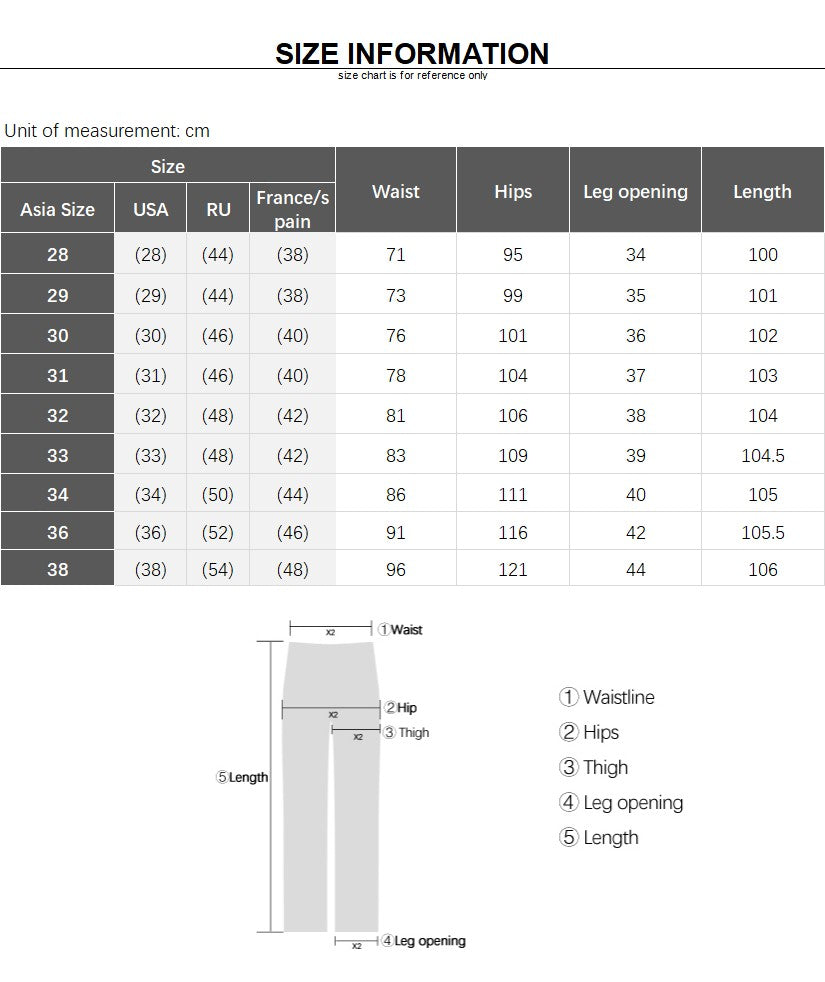 Fleece Pants Men's Winter Thick Slim Elastic Business Casual Velvet Pants Warm Fashion Solid Color Plush Trousers Male