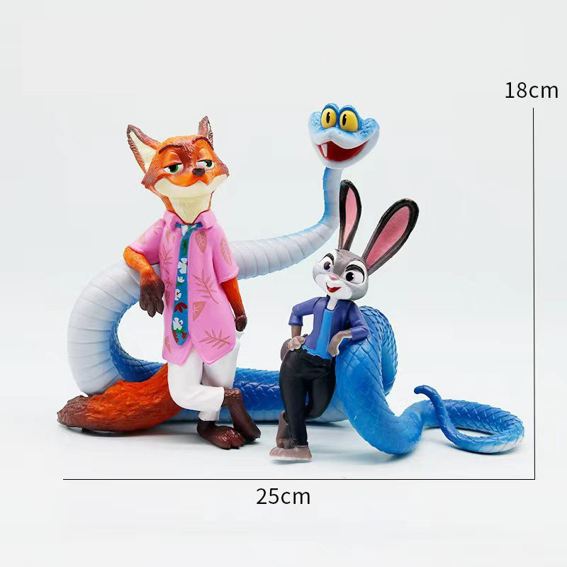 2025 New Popular Movie Zootopia 2 Peripheral Action Figure High Quality Judy Nick PVC Toy Limited Stock Free Shipping