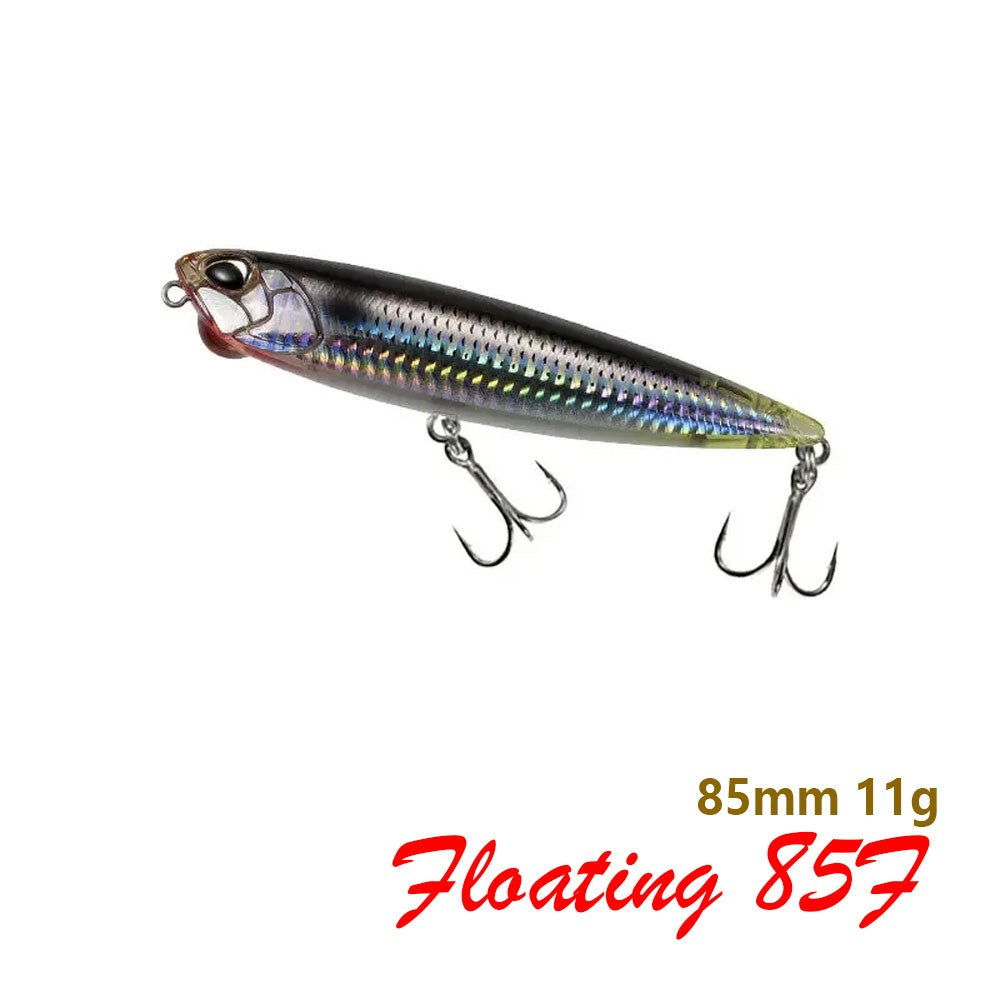 85mm 11g Floating Pencil Fishing Lure Topwater Walking the Dogs Freshwater Swimbait Wobbler for Pike Bass Artificial Hard Baits
