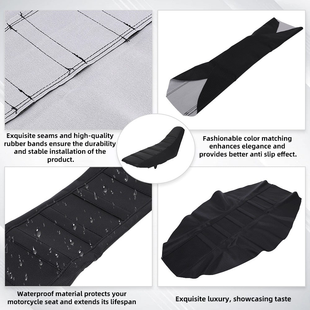 Seat Cover Motorcycle Accessories Universal Gripper Soft Cushion Cover Waterproof For KTM HONDA SUZUKI Kawasaki Dirt Pit Bike