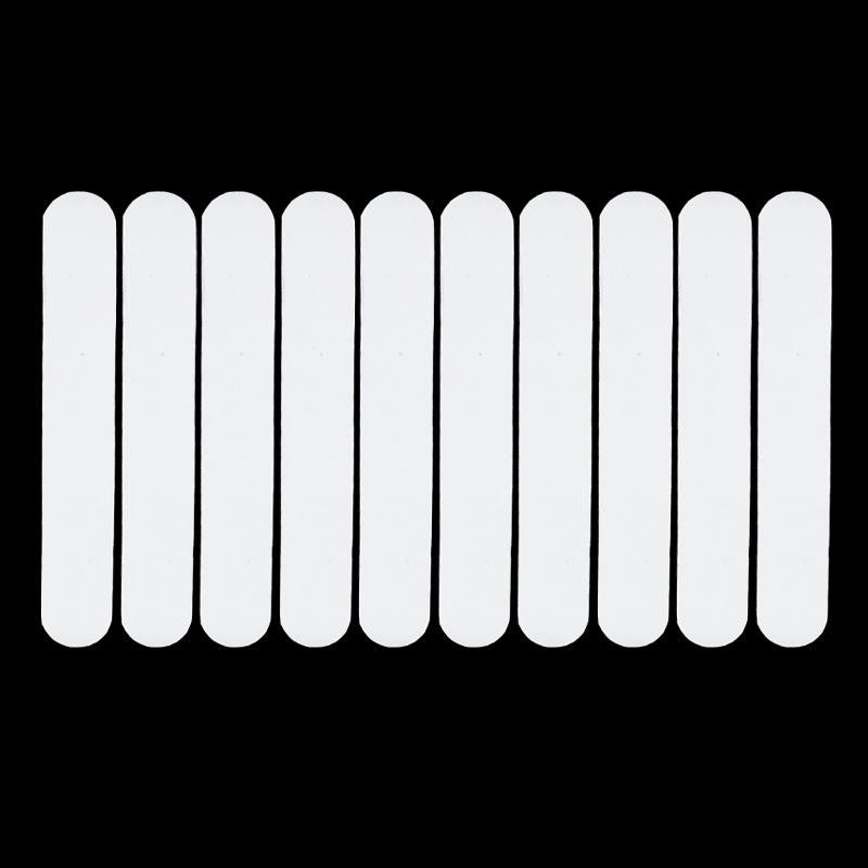 10/100pcs Hat Sweat Absorber Stickers Women Men Cotton Anti-dirt Sports Belt Cap Rim Invisible White Tape Hat Reducer Liner Pad