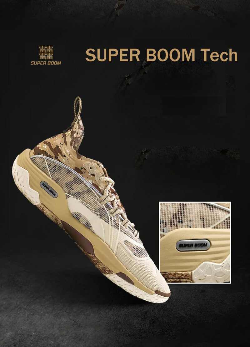 Li-Ning Men BADFIVE DOMINATOR I SUPER Court Basketball Shoes SUPER BOOM Cushion Wearable Sport Shoes Stable Sneakers ABFV007