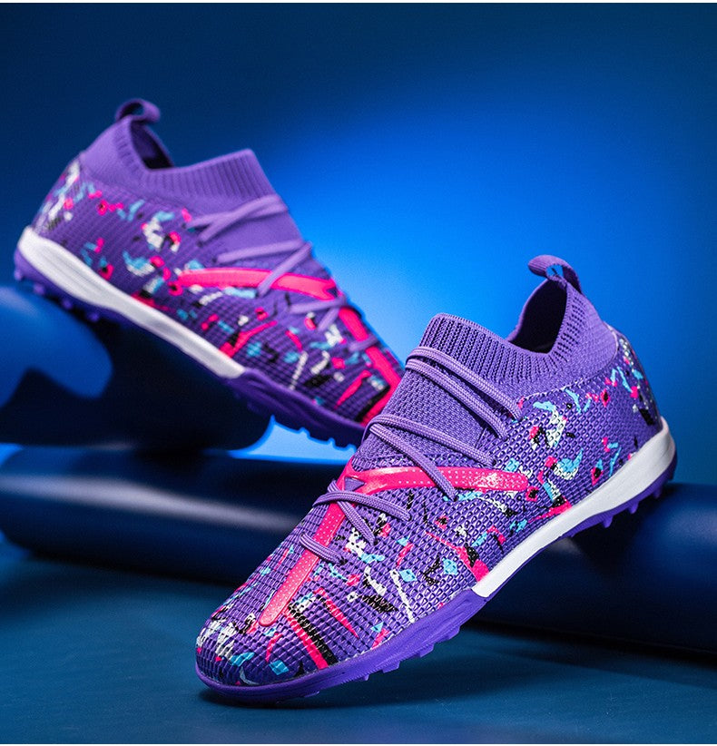 Mens Football Field Boots Ultralight Turf Indoor Society Training Soccer Shoes Cleats for Kids Sneakers TF/FG Football Shoes