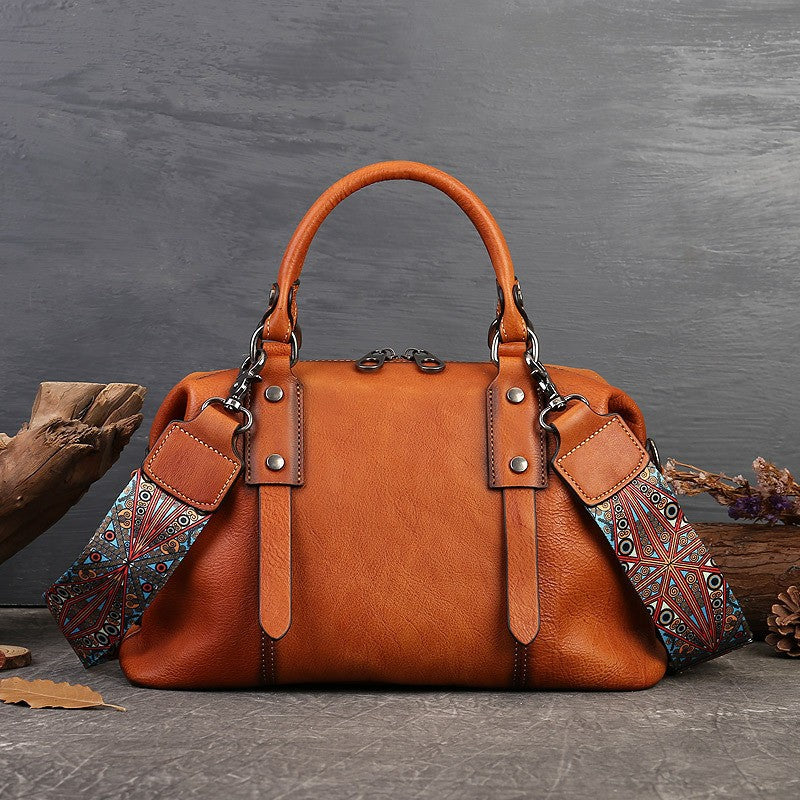 MOTAORA 2025 New Genuine Leather Satchel Tote Bag Top Handle Handbag Designer Shoulder Bag Large Capacity Cross Body Bag Vintage