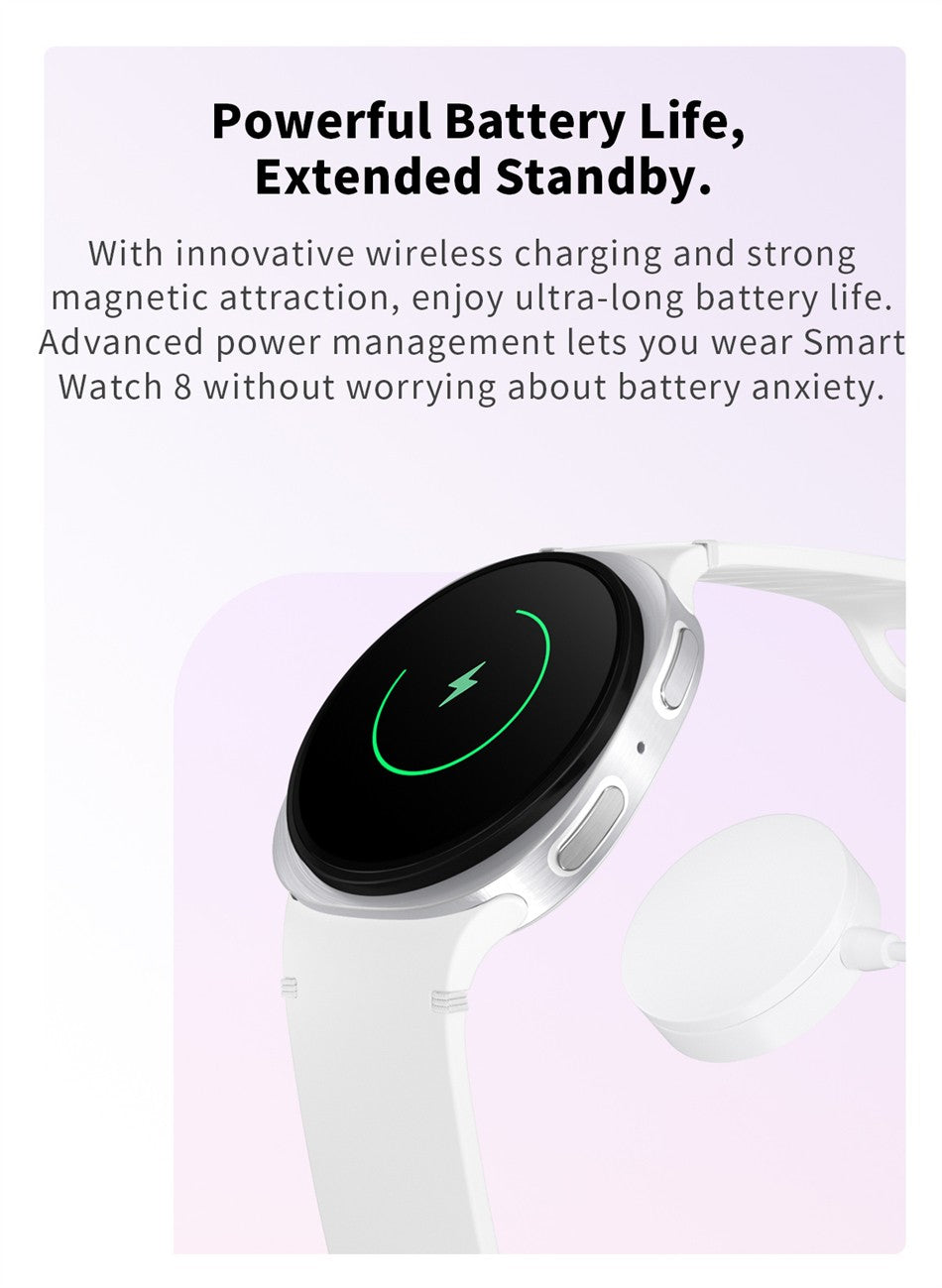 2026 Watch GPS Track Smart Watches For Men Women Sport Heart Rate Bluetooth Call NFC IP68 Waterproof Compass Smartwatch 8 Mini