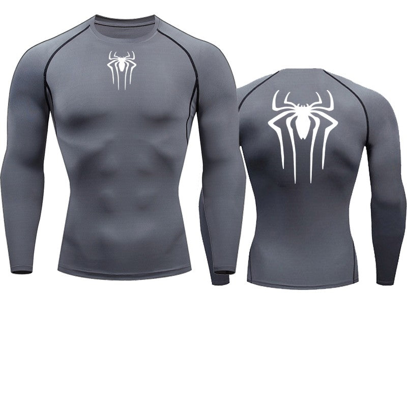 Sun Protection Sports Second Skin Running T-Shirt Men's Fitness Rashgarda MMA Long Sleeves Compression Shirt Workout Clothing