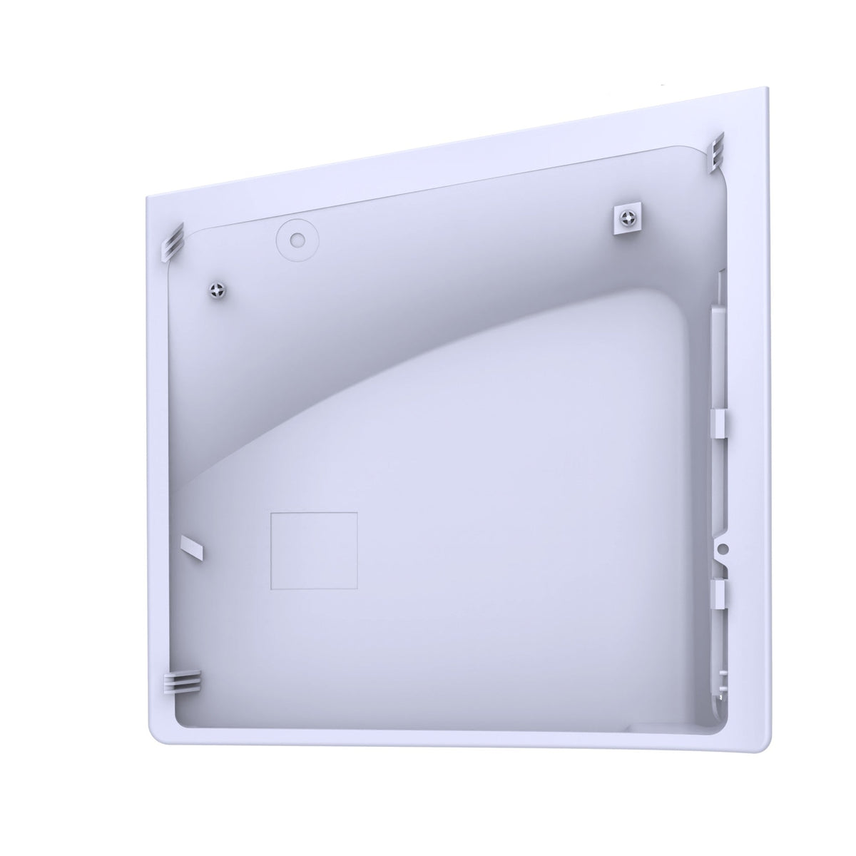 White Panels Side Disc Plate ABS Replacement Faceplate Hard Shell Case Covers for PS5 Pro/PS5 Slim Disc Version Digital Version