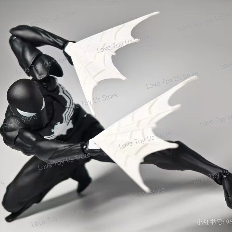 Original Mess Toys Spider Man Symbiote Spiderman Messtoys Black Suit Neighbor Scarlet Spider Anime Action Figure Gifts Toys
