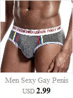 BS 4PC/LOT Men Briefs Sexy Underwear Male Underpants Men's Sexy Breathable Brief Pants Comfortable Men Briefs Underwear Cotton