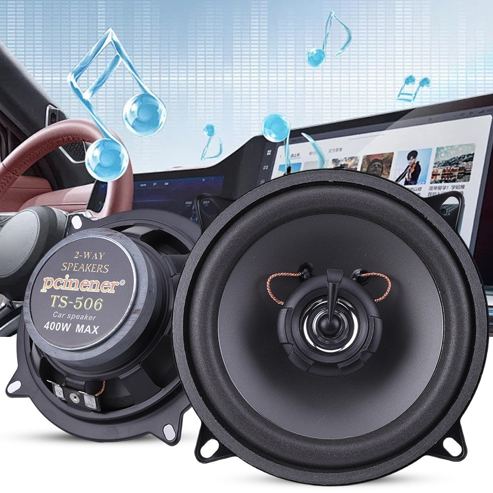 4/5/6 Inch HiFi Coaxial Subwoofer Car Automobile Audio HiFi Music Full Frequency Car Stereo Speaker 300W 400W 500W Car Speakers
