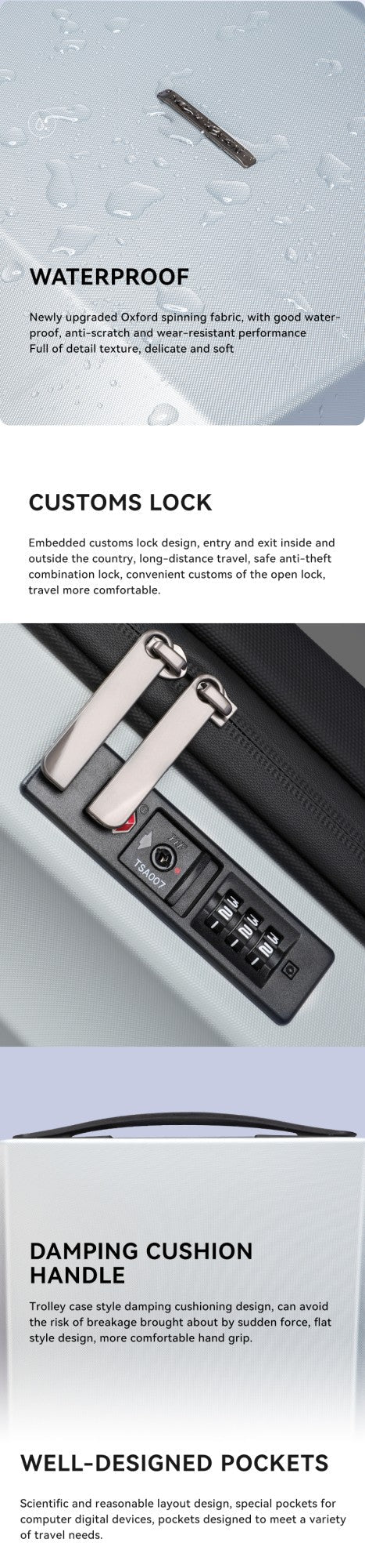 Mark Ryden ABS Anti-theft Outdoor Customised Laptop Bags Password Lock Travel Cycling motorcycle bags